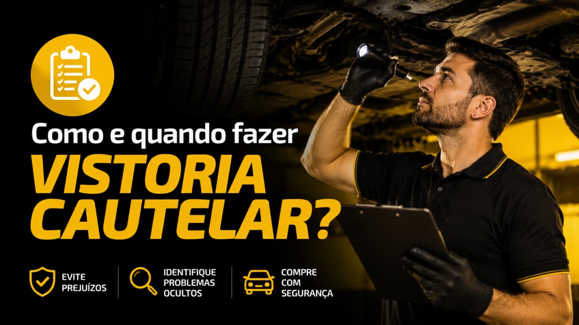 Vistoria Cautelar: O Que Ela Pega Que a Consulta de Placa Não Pega